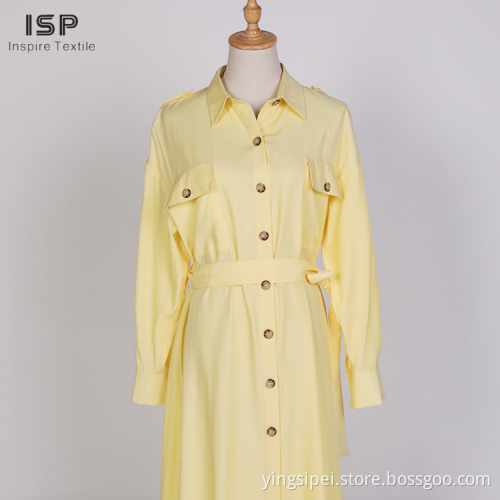 Good Material 35%Polyester 65%Rayon Blend Fabric For Dress